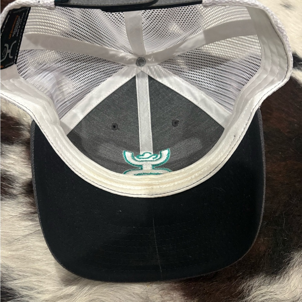 Hooey Gray and White Baseball Cap with Logo - Picture 2 of 3